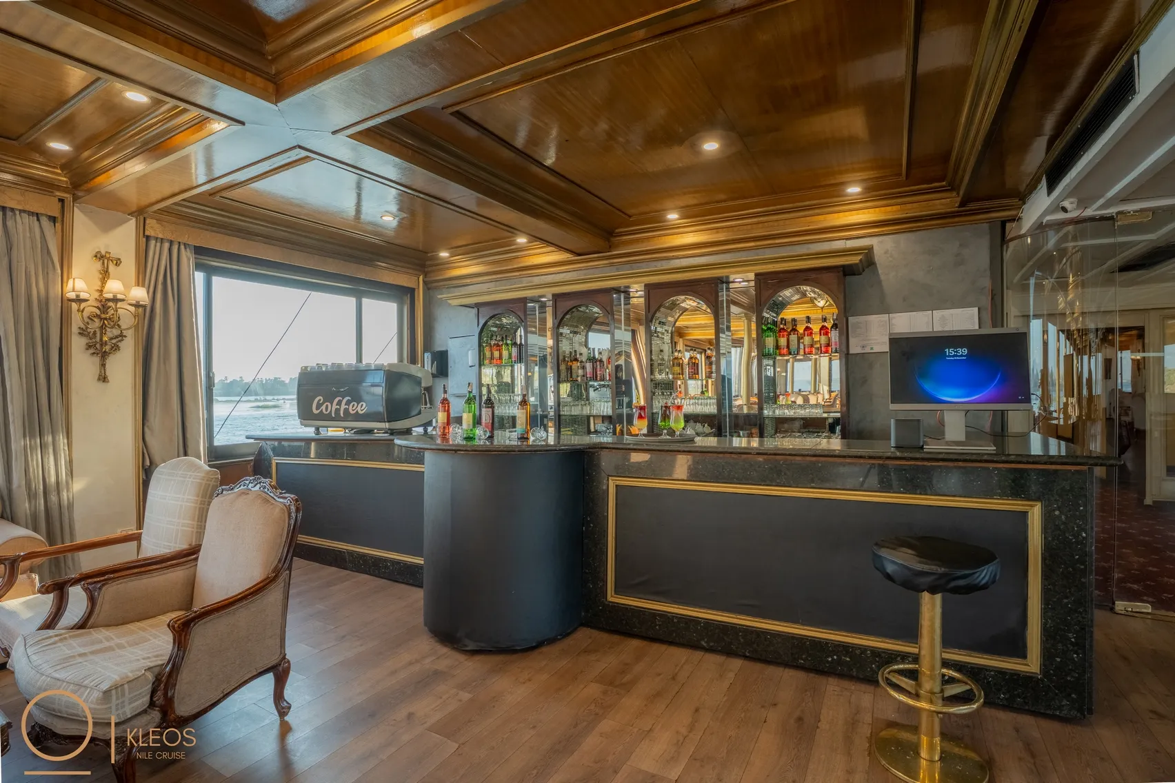 Restaurant aboard the MS Kleos Nile Cruise Nile cruise